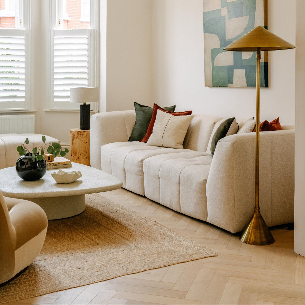 Summer Oak Herringbone Engineered