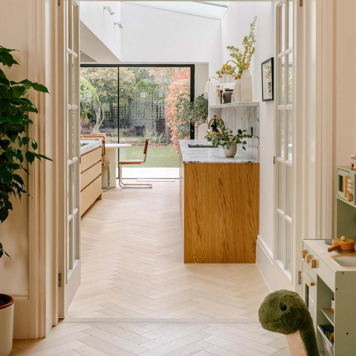 Summer Oak Herringbone Engineered