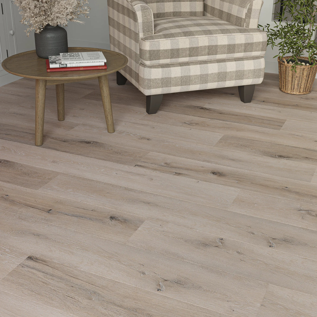 Claremont Oak Straight Click Vinyl SPC