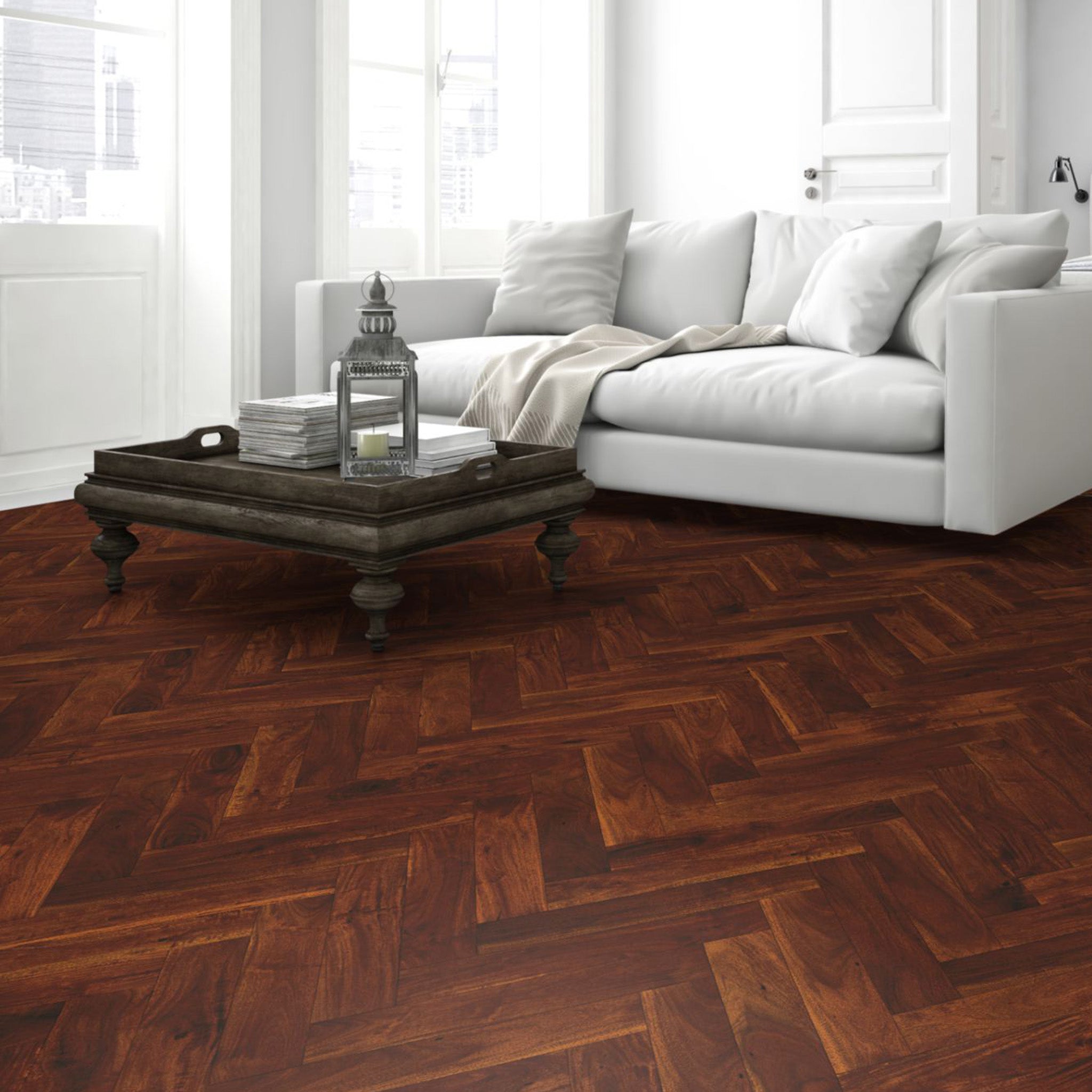 Acacia 14/3 x 90mm Herringbone Engineered