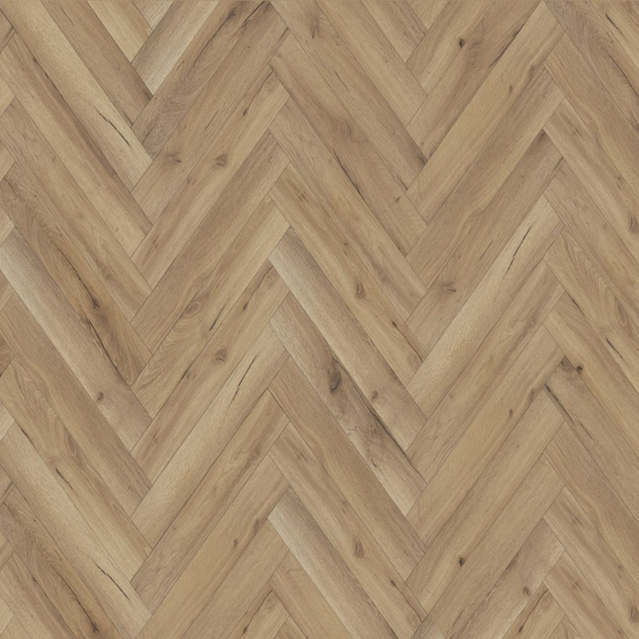 Angel Oak 12mm Herringbone Laminate - Floor Street