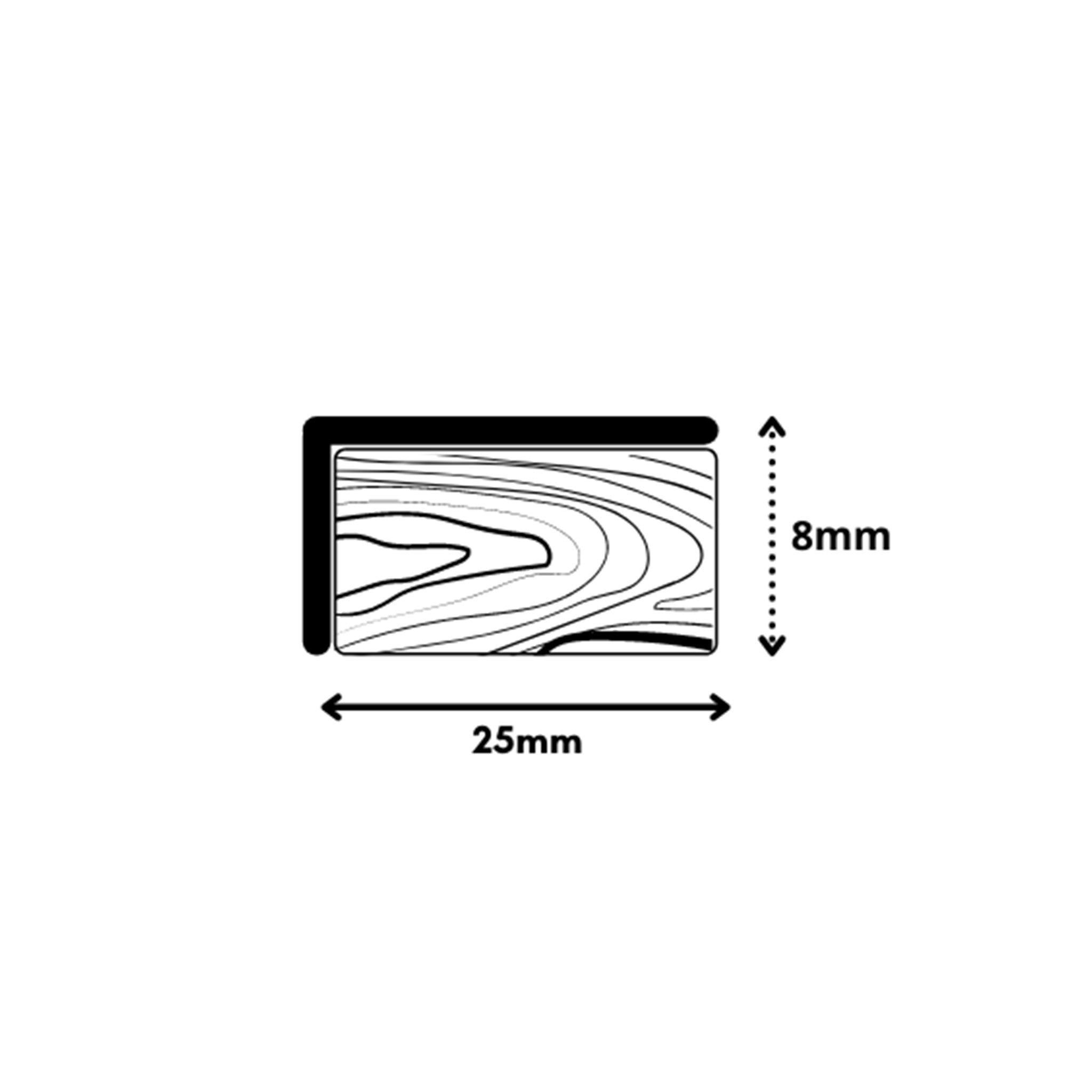 Angle Edge Profiles 0.9m - Floor Street