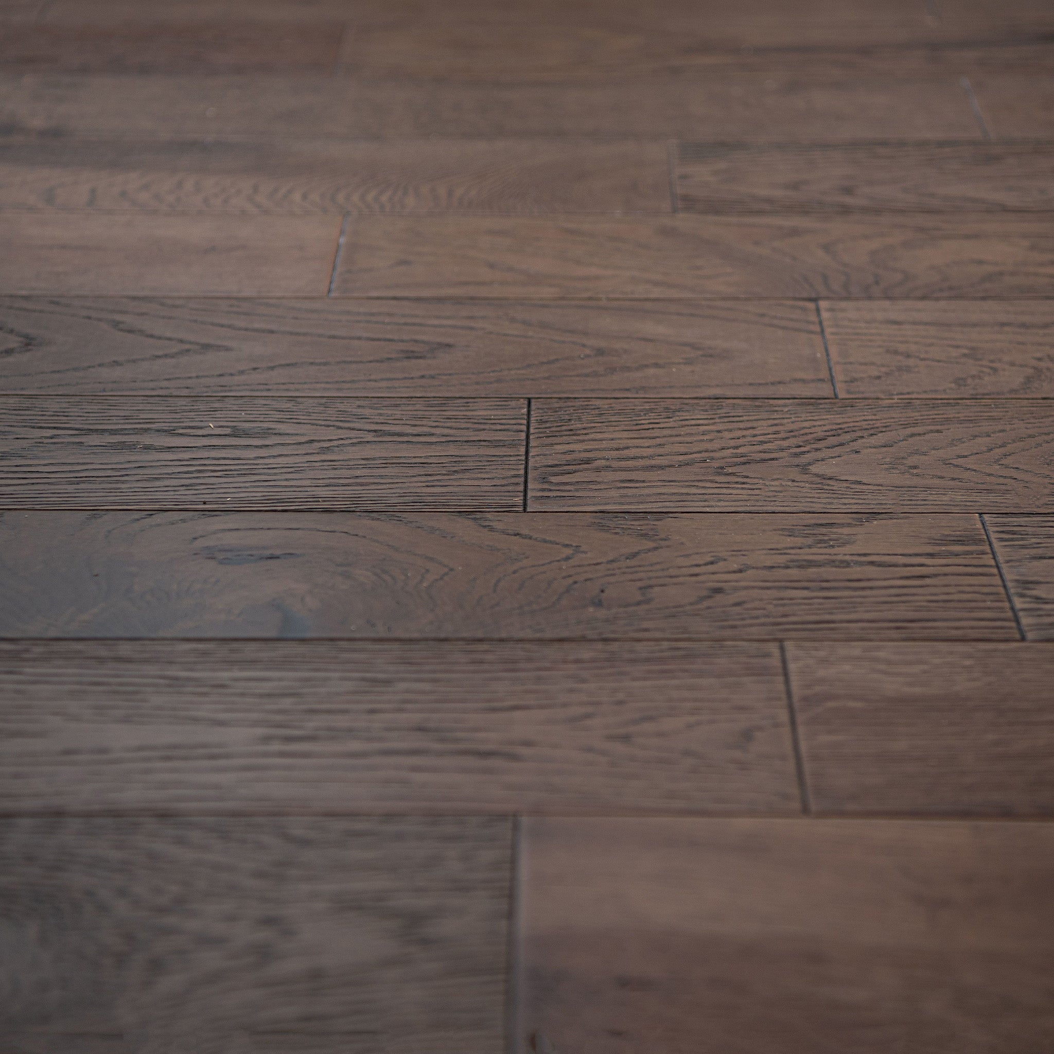 Black Washed Brushed & Lacquered 14/3 x 125mm Straight Engineered - Floor Street