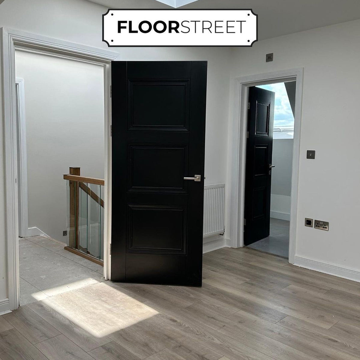 Brooklyn Oak 12mm Straight Laminate - Floor Street