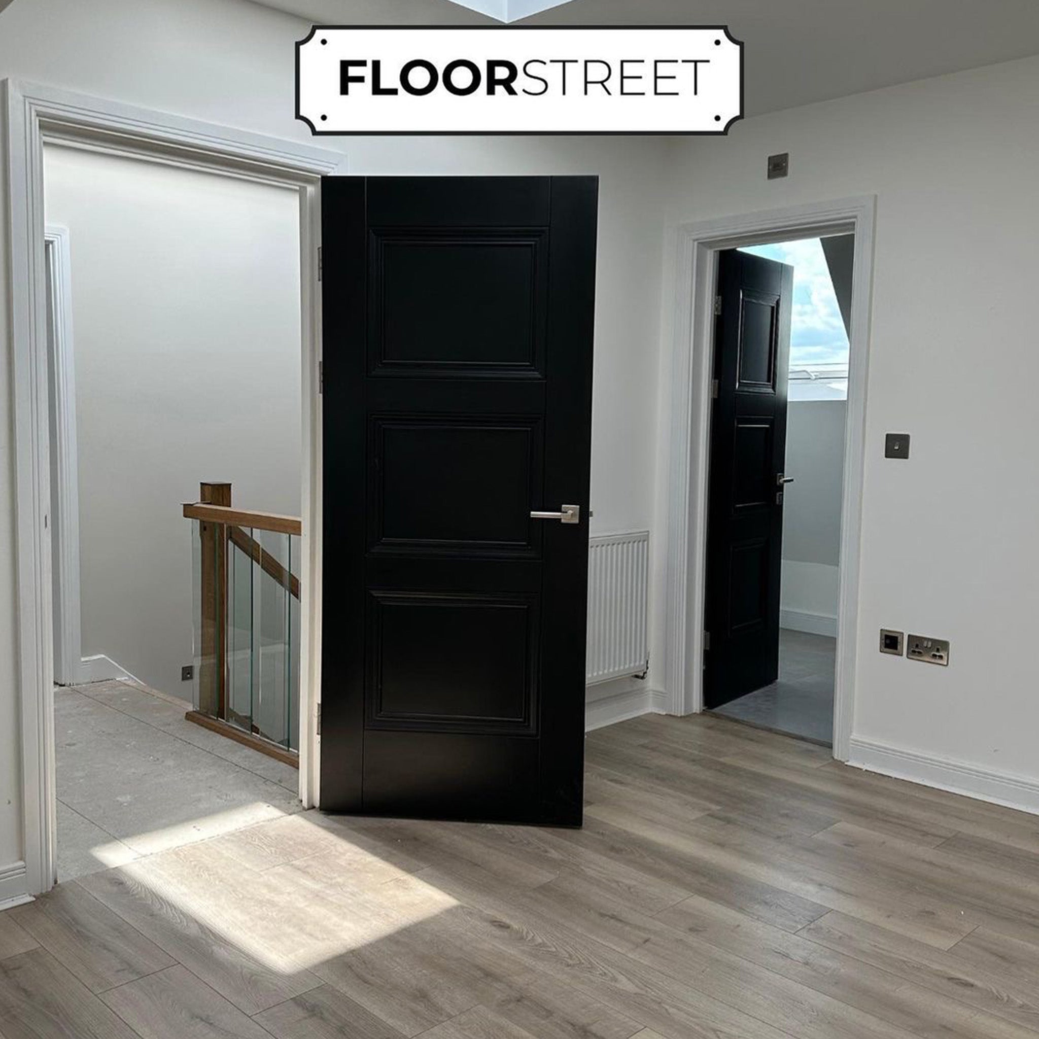 Brooklyn Oak 12mm Straight Laminate - Floor Street