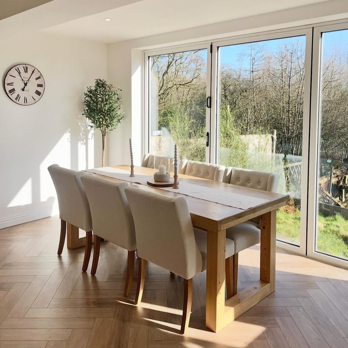 Buri Oak Herringbone Waterproof Click Vinyl - Floor Street