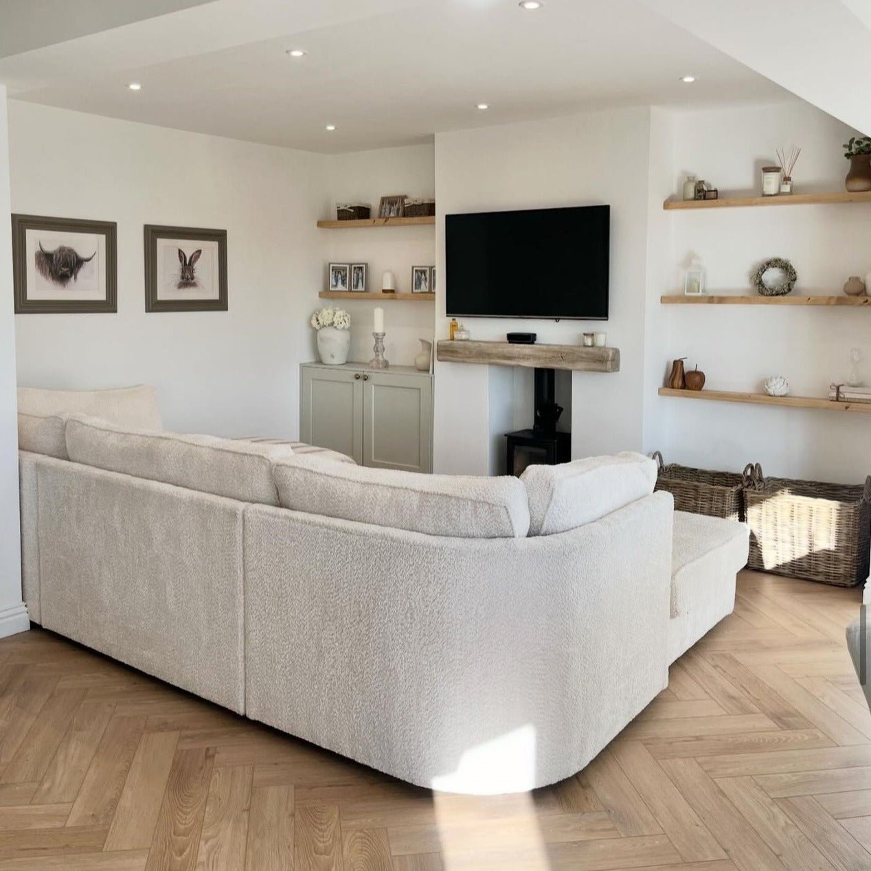 Buri Oak Herringbone Waterproof Click Vinyl - Floor Street