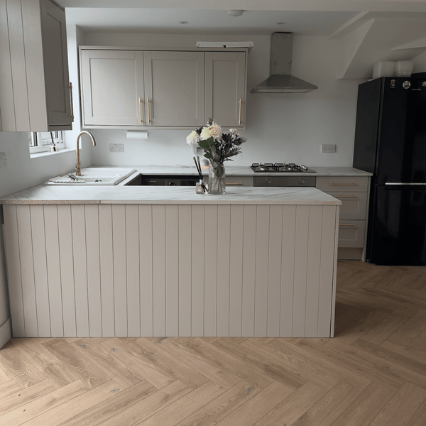 Buri Oak Herringbone Waterproof Click Vinyl - Floor Street