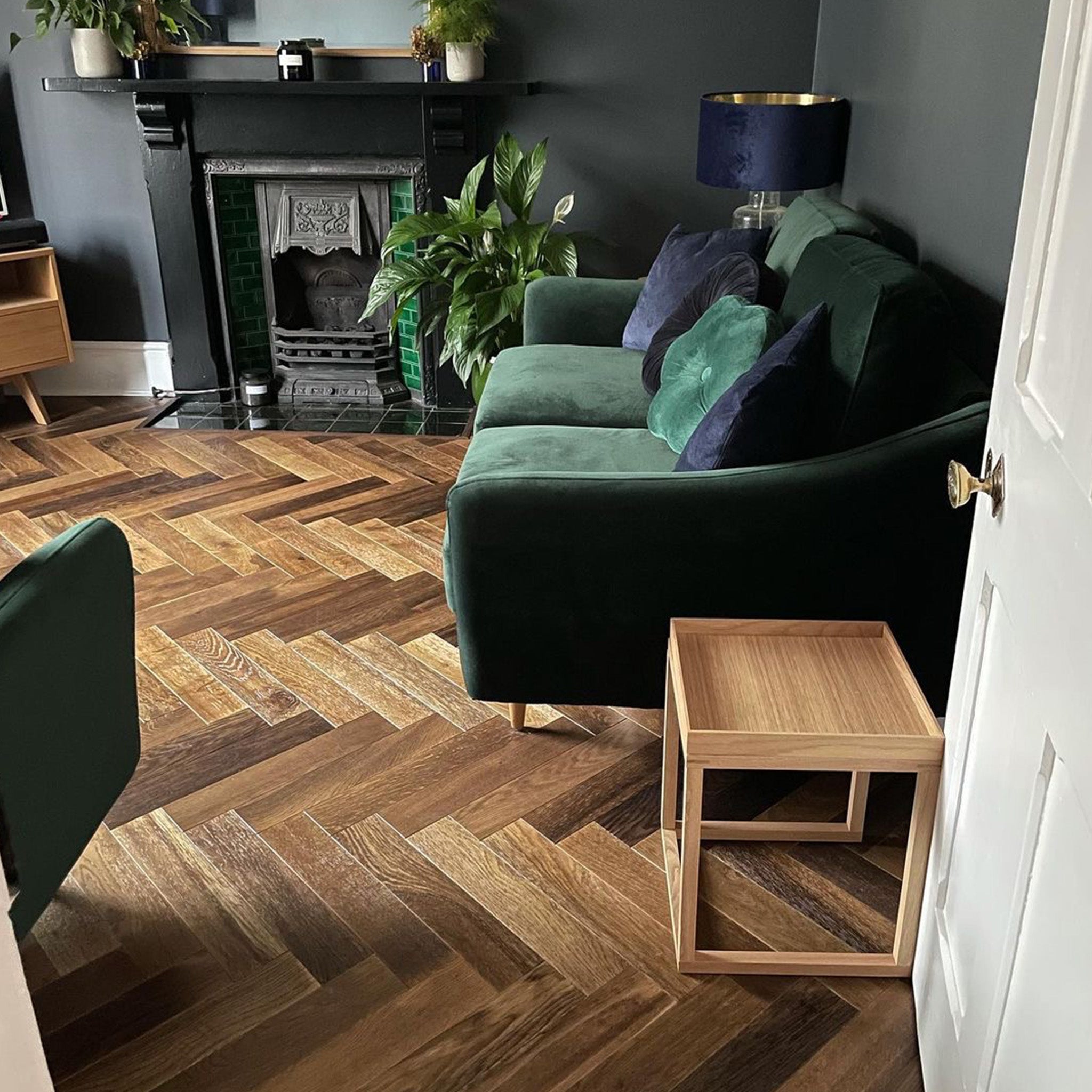 Caramel 15/4 x 90mm Herringbone Engineered - Floor Street