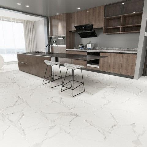 Ceppo Matt 5.5mm Tile Effect Waterproof Click Vinyl - Floor Street