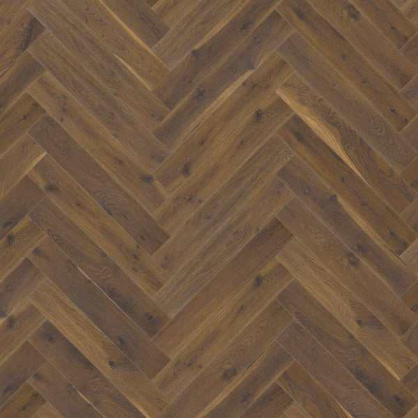 Chocolate Oak 12mm Herringbone Laminate