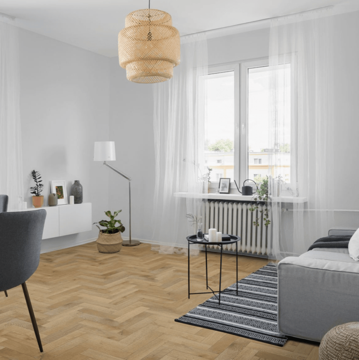 Croissant 15/4 x 90mm Herringbone Engineered - Floor Street