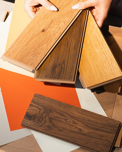 Dark Herringbone Laminate Sample Bundle