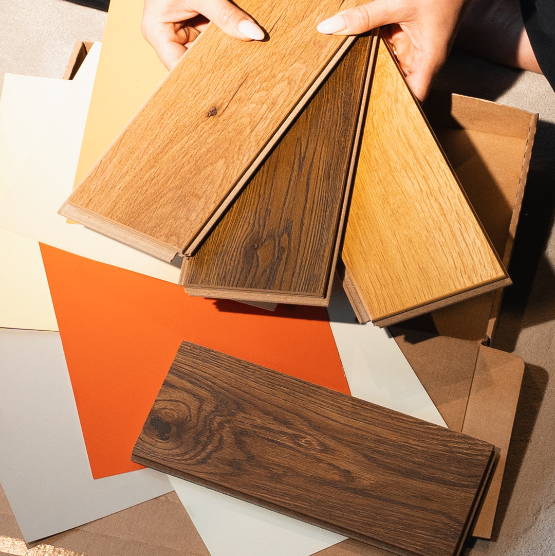 Dark Herringbone Laminate Sample Bundle