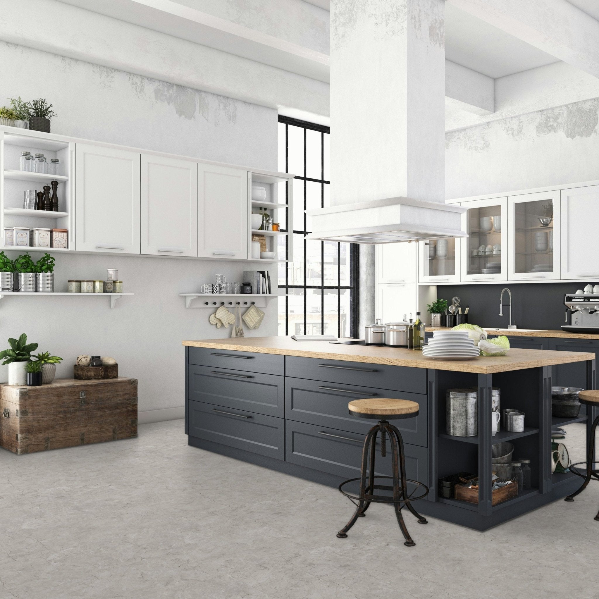 Falquon Stone Toscano Chiaro Tile Laminate - Floor Street