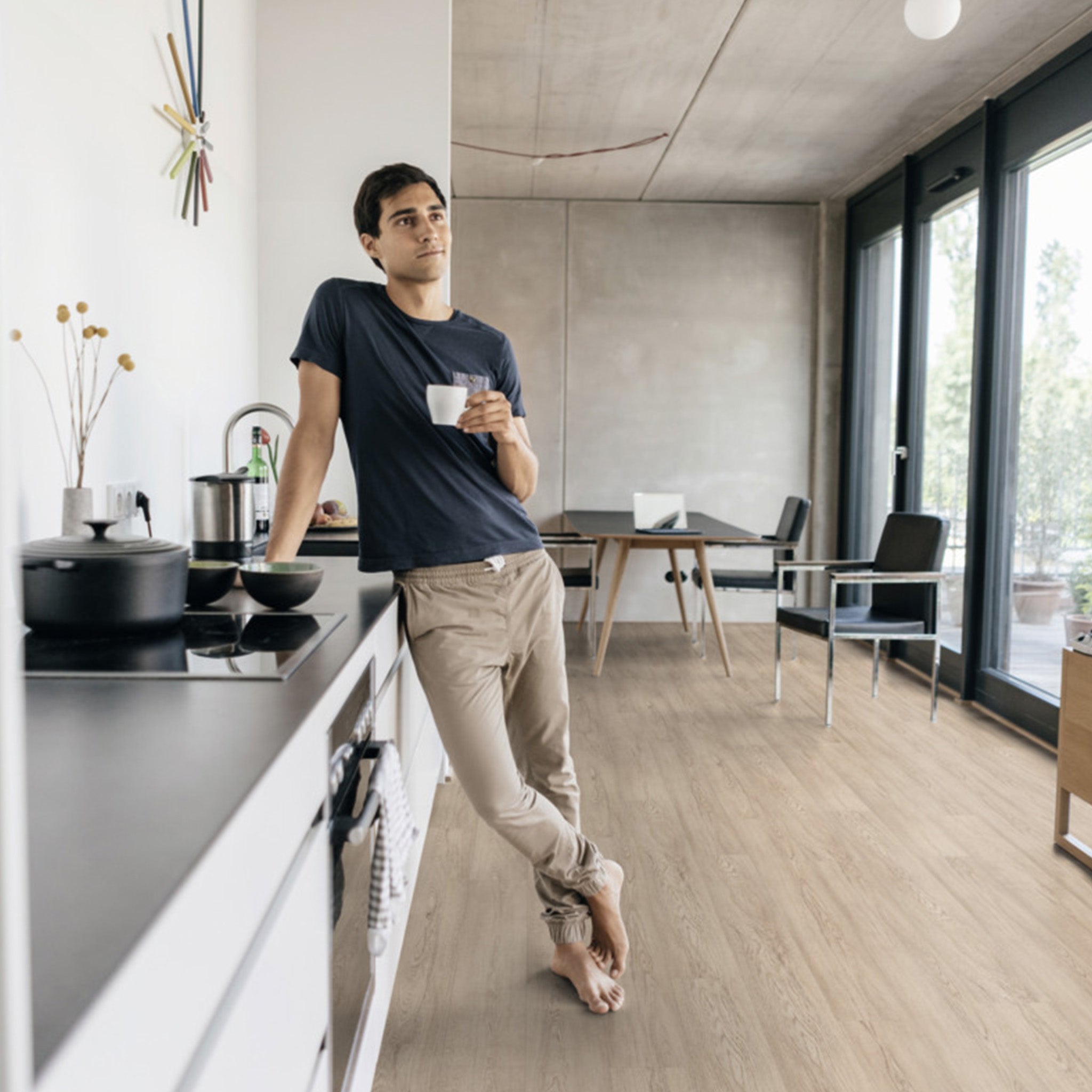 FLOORganic Oak Brera Straw 8.5mm Straight Waterproof Laminate - Floor Street