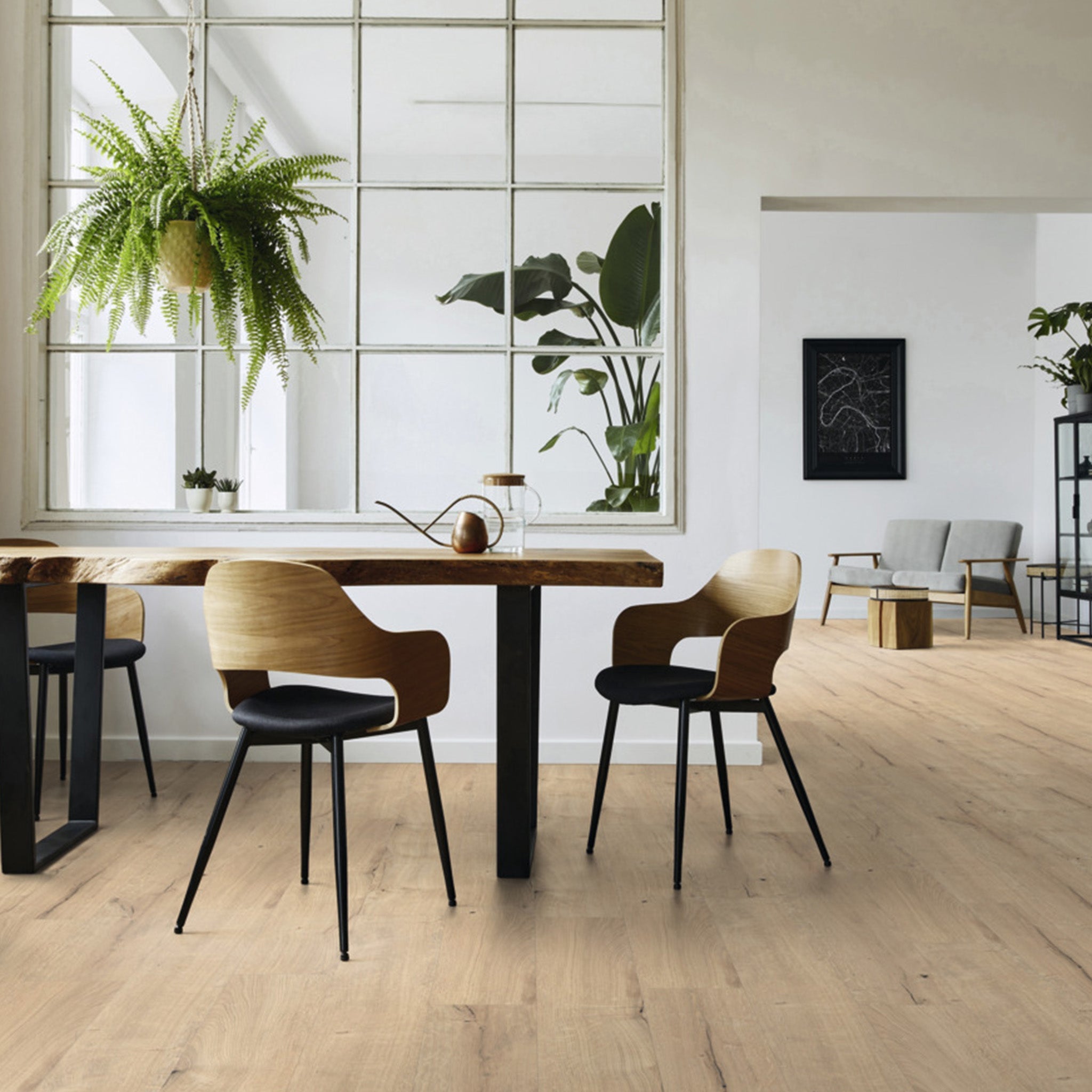 FLOORganic Oak Zermatt Castor 8.5mm Straight Waterproof Laminate - Floor Street