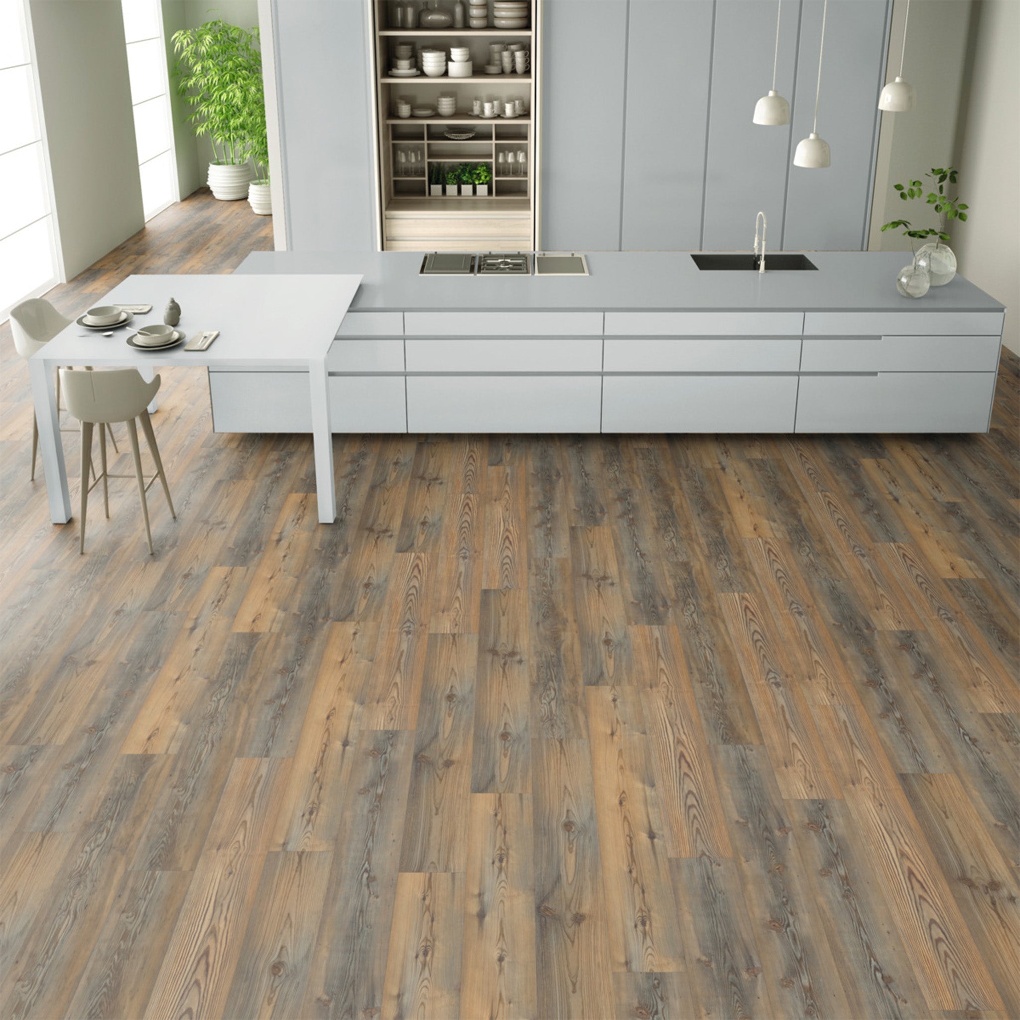 FLOORganic Pine Maloja Palace 8.5mm Straight Waterproof Laminate - Floor Street