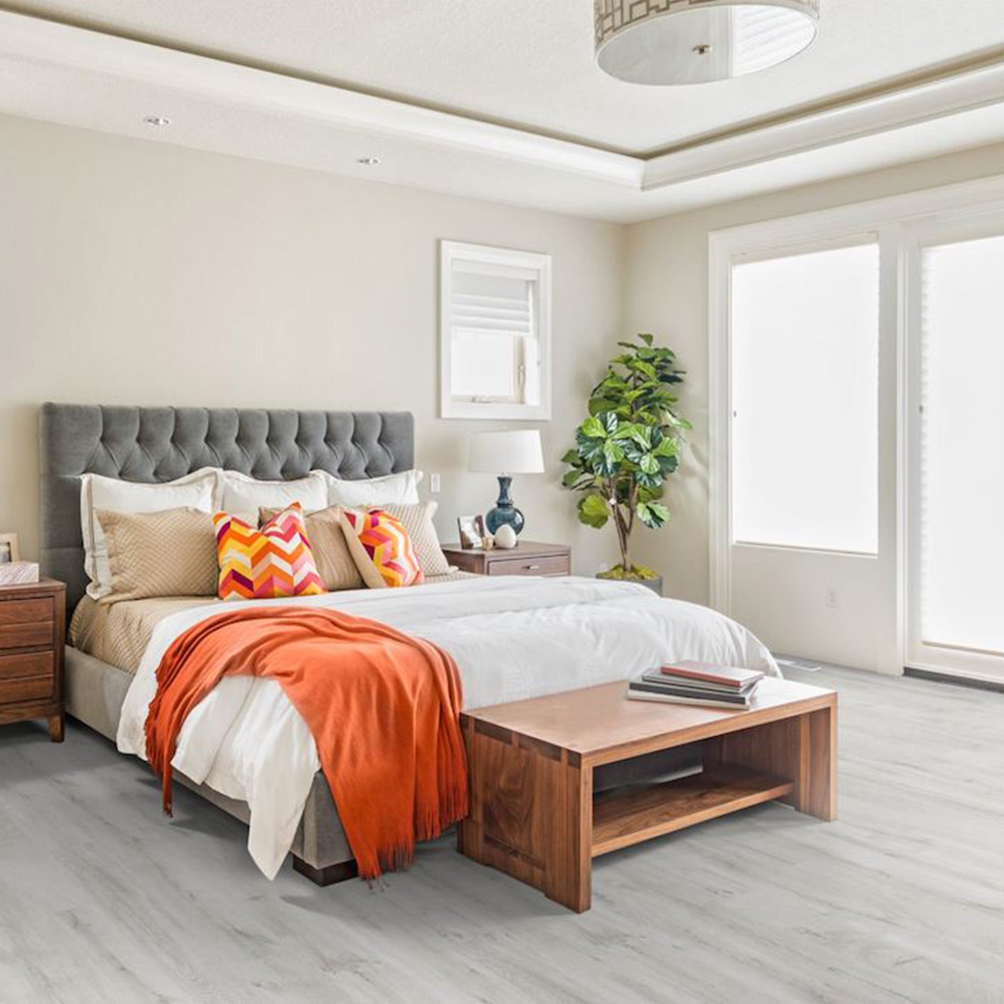 Fresco Snow 8mm Straight Laminate - Floor Street