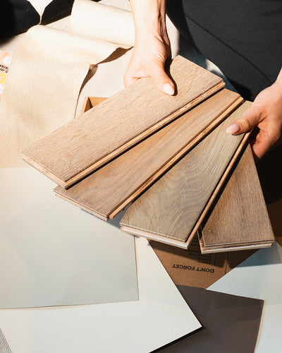 Grey Herringbone Engineered Sample Bundle