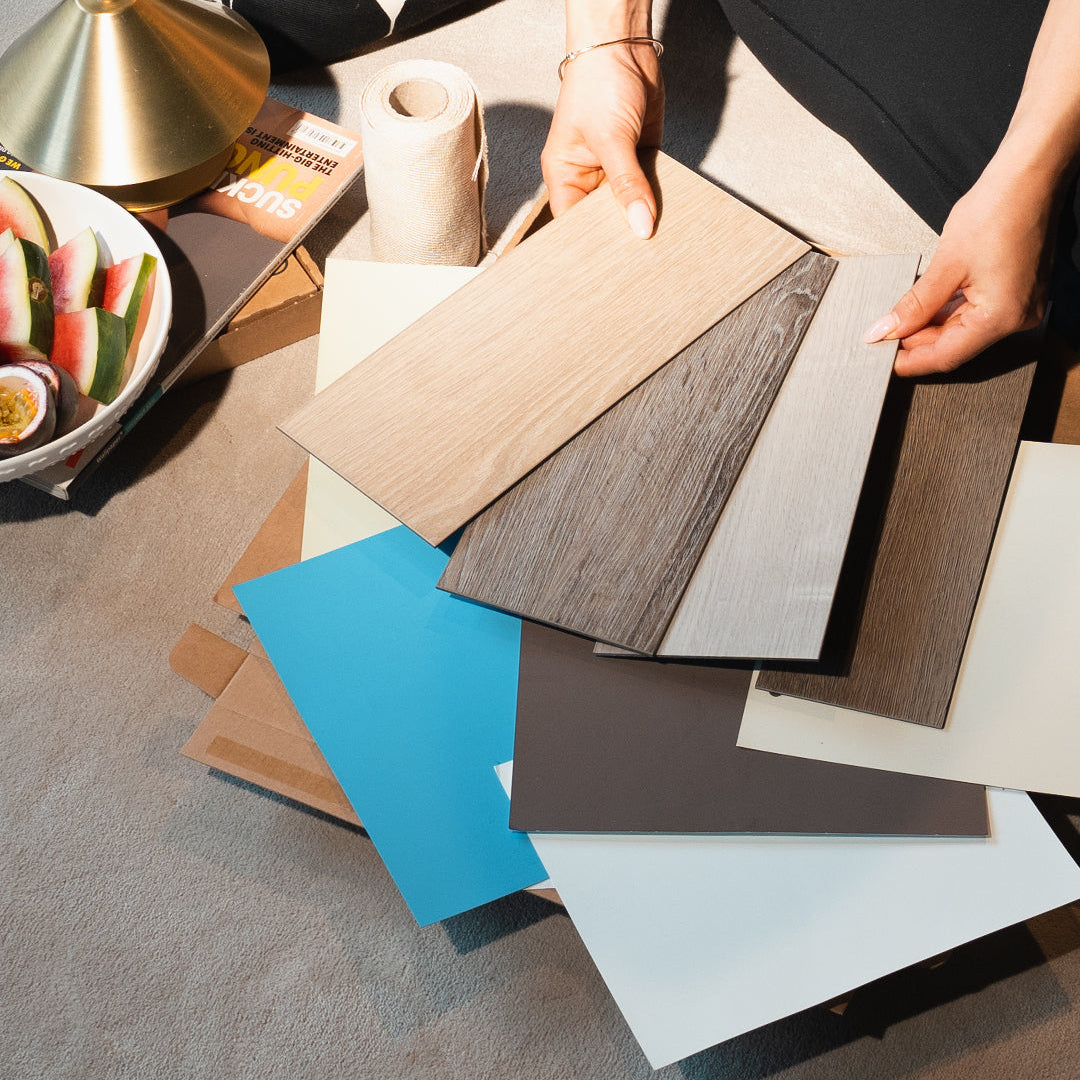 Grey Herringbone LVT Sample Bundle
