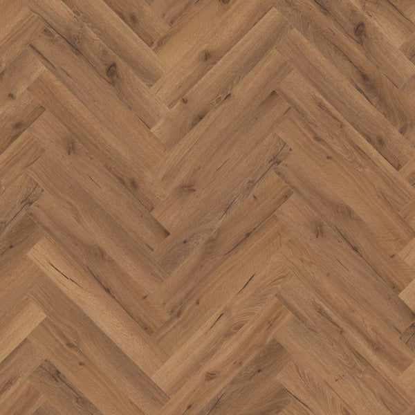 Heritage Oak 12mm Herringbone Laminate