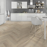 Hirame Oak Herringbone Glue Down LVT
