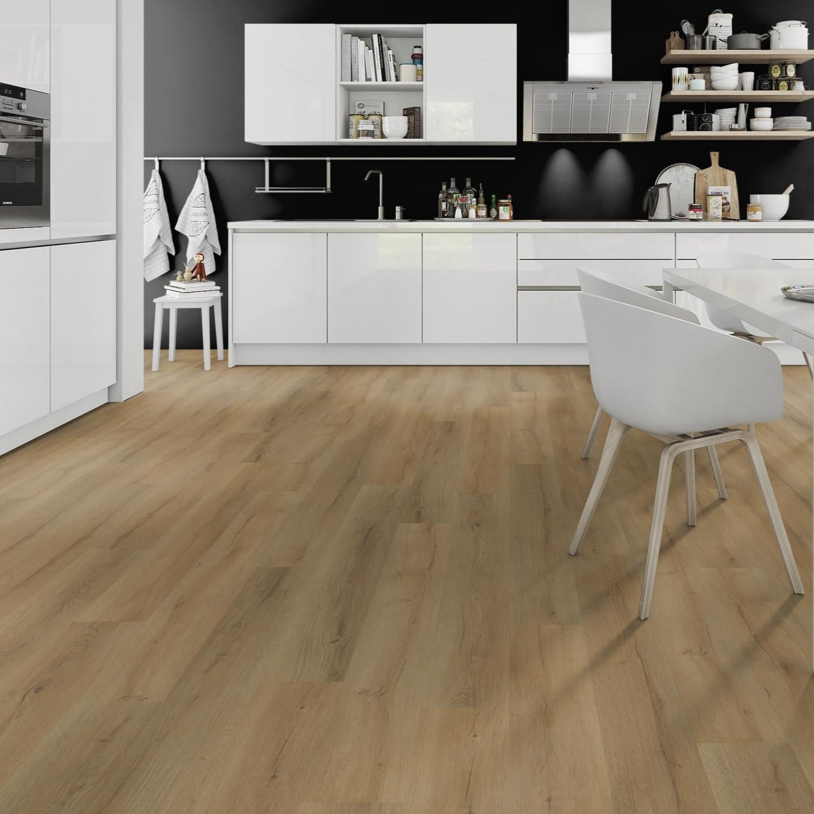 Hirame Oak Straight Waterproof Click Vinyl - Floor Street
