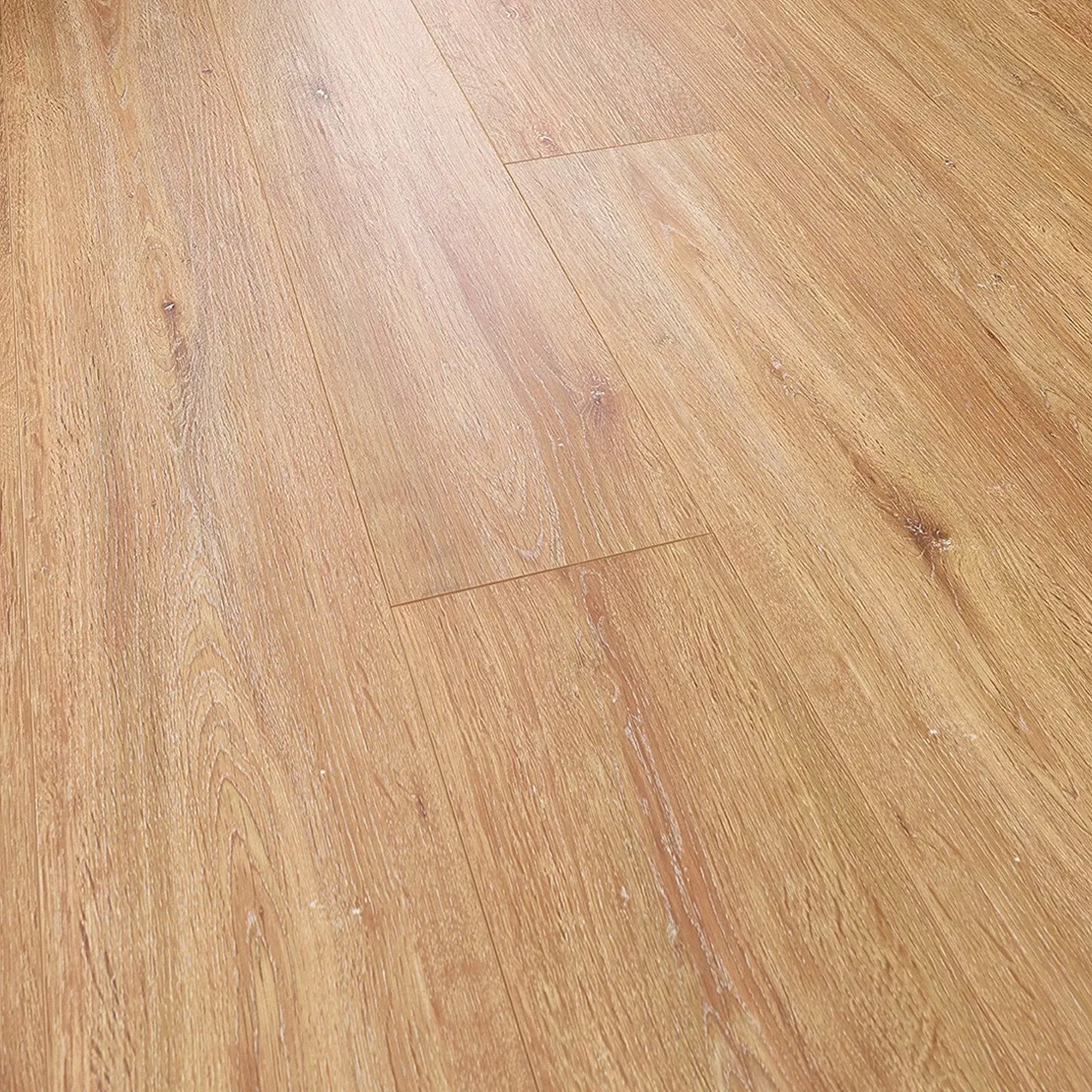Hydro Loc Brushed Brown 6mm Straight Waterproof Click Vinyl - Floor Street