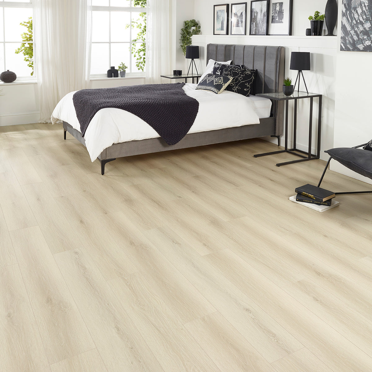 Smoked Malmo Straight Click Vinyl SPC