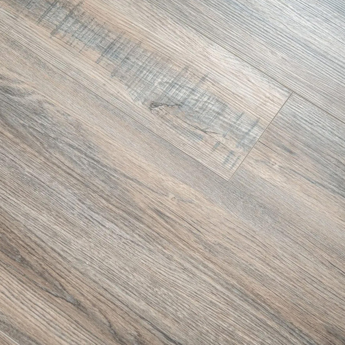 Hydro Loc Smoked Grey/ Brown 6mm Straight Waterproof Click Vinyl - Floor Street