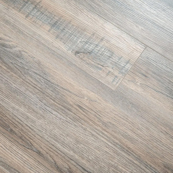 Smoked Grey Brown Straight Click Vinyl SPC