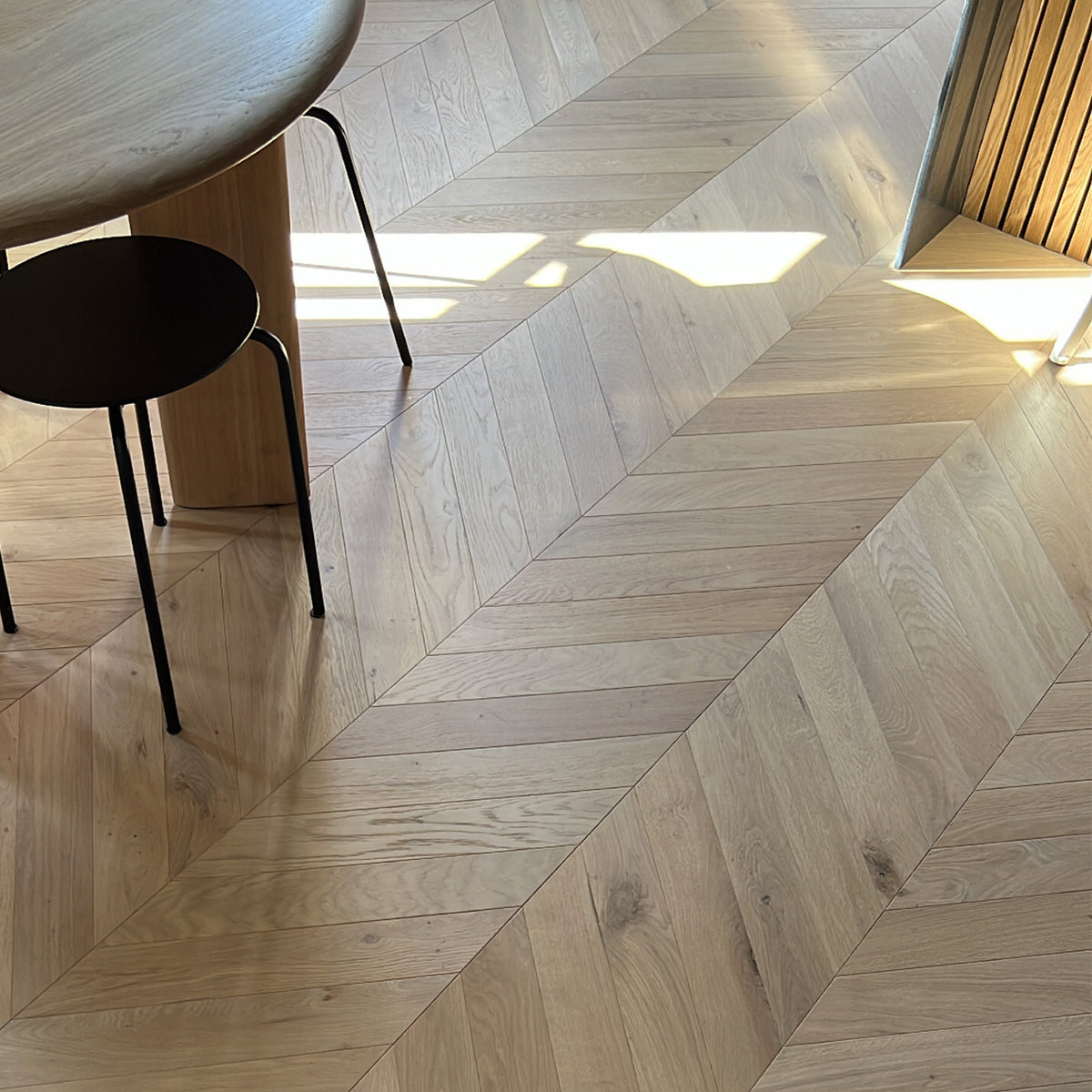 Summer Oak Chevron Engineered
