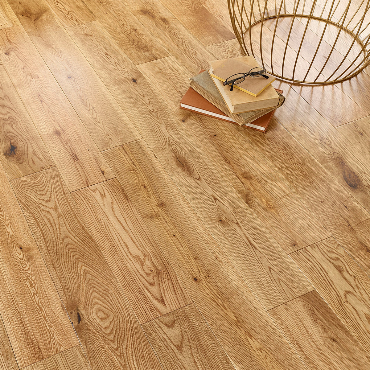 Lacquered 18/5 x 125mm Straight Engineered - Floor Street