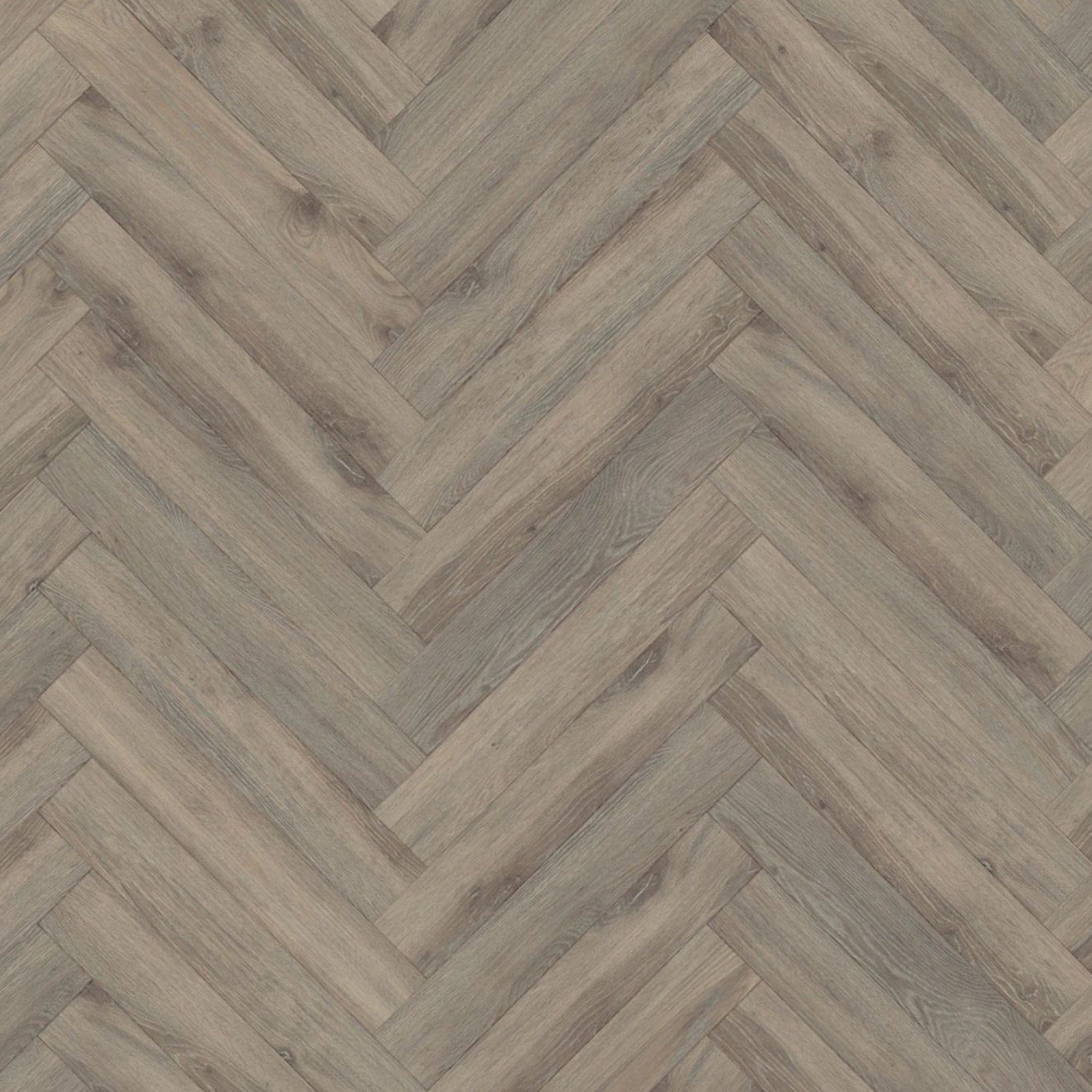 Midnight Oak 12mm Herringbone Laminate - Floor Street