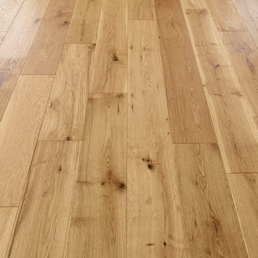 Natural Brushed & Lacquered 14/3 x 125mm Straight Engineered