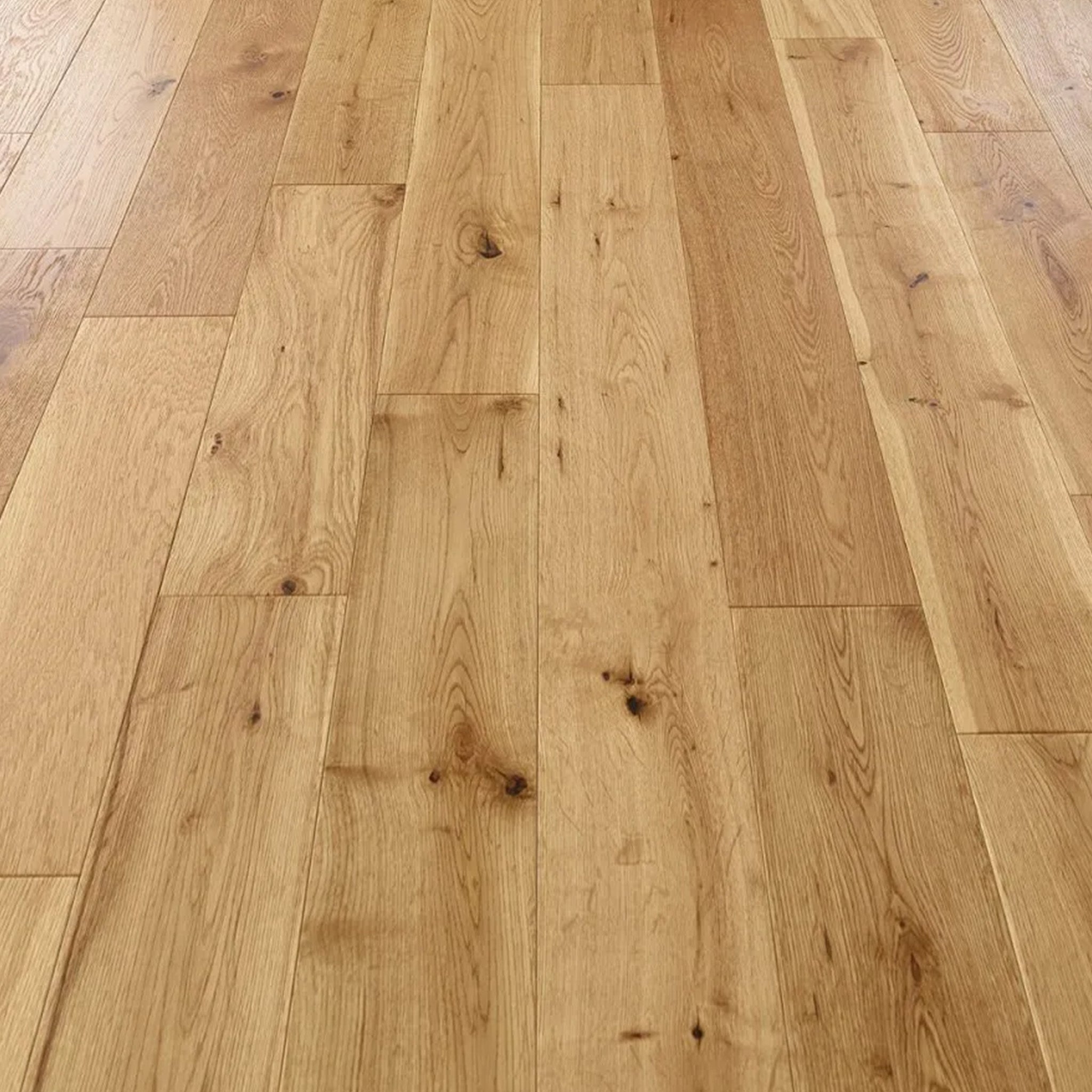 Natural Brushed UV Lacquered 14/3 x 125mm Straight Engineered - Floor Street