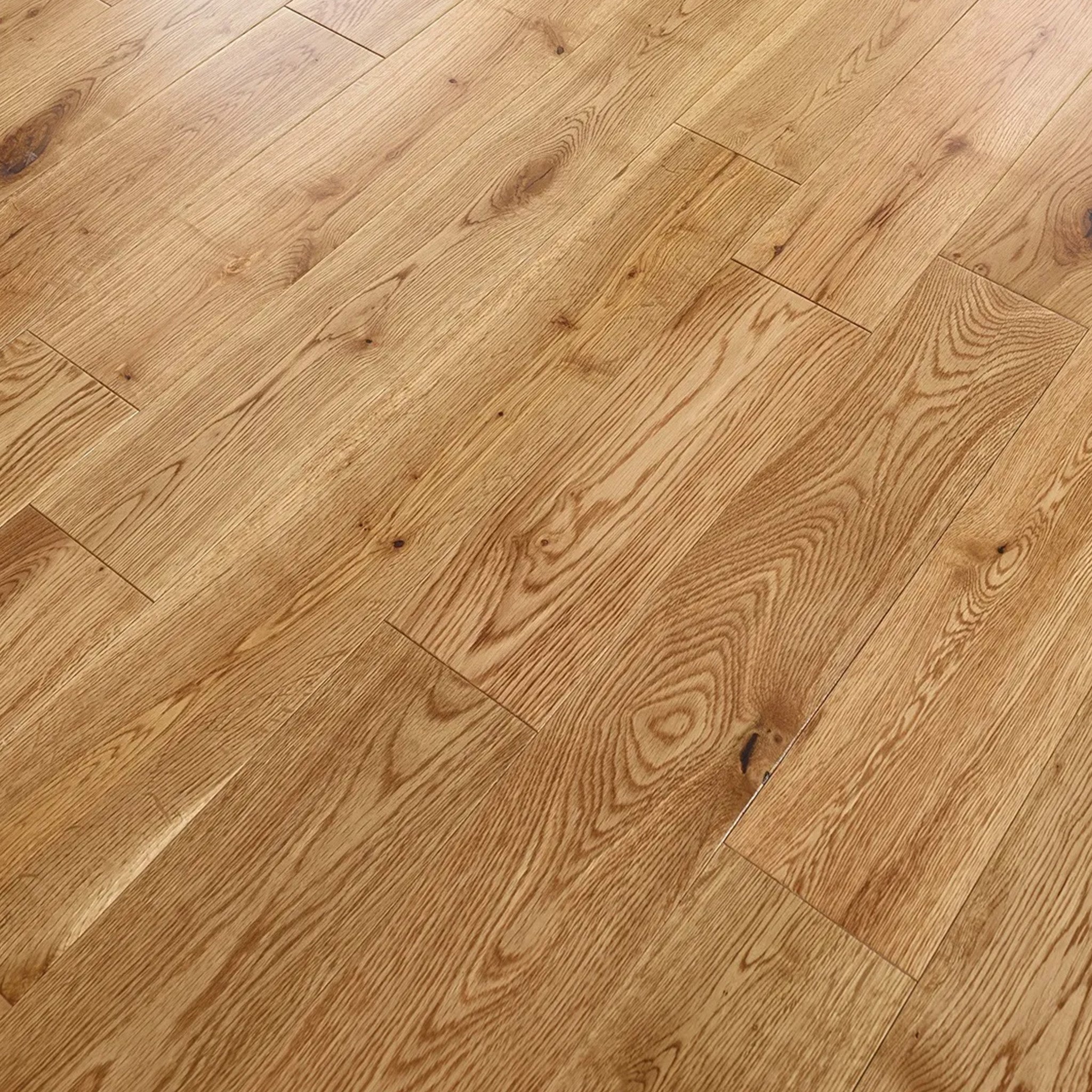 Natural Lacquered 14/3 x 125mm Straight Engineered - Floor Street