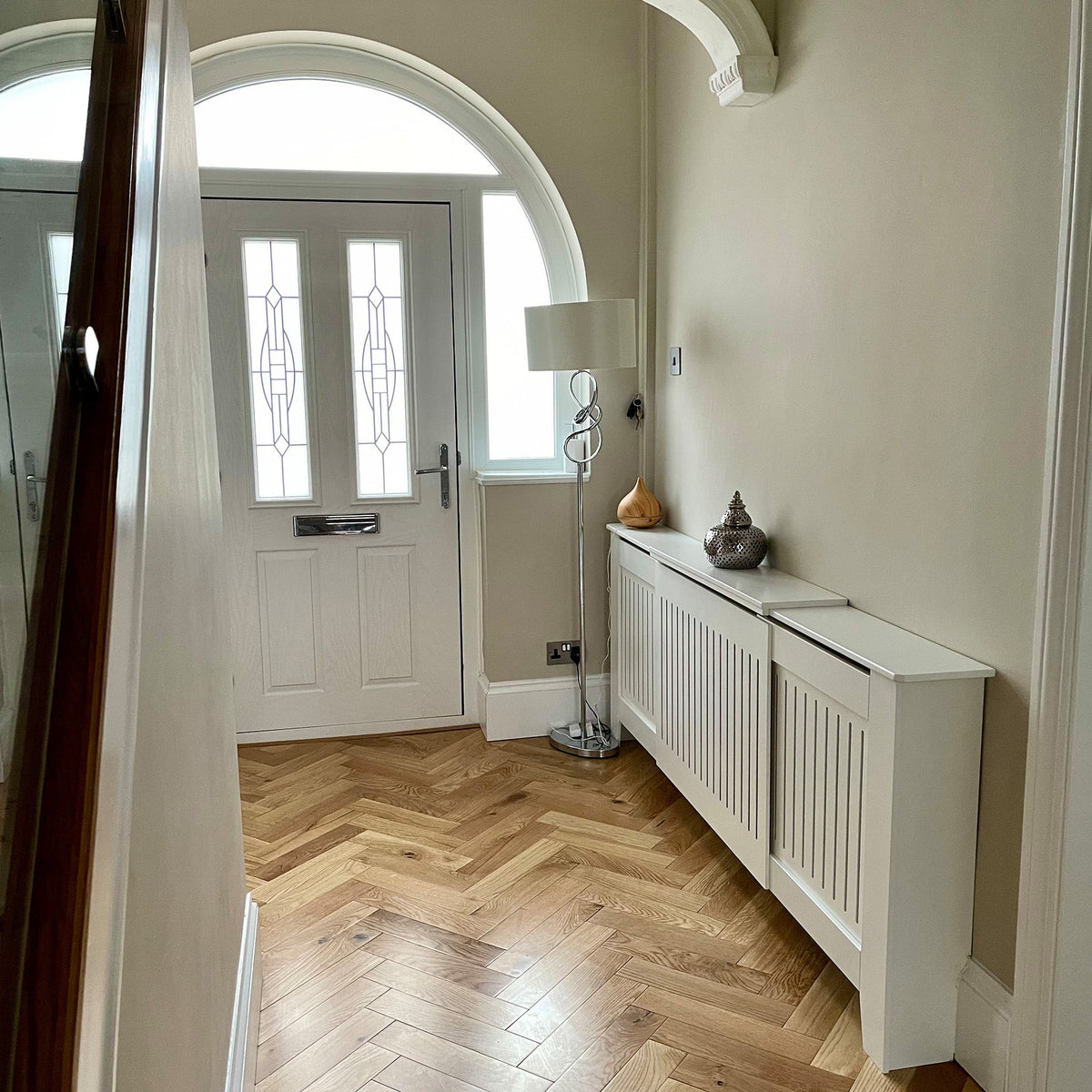 Natural Lacquered 15/4 x 90mm Herringbone Engineered - Floor Street