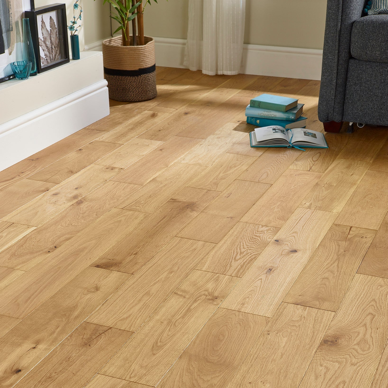 Natural Oak Brushed & Oiled 150mm Wide Plank - Floor Street