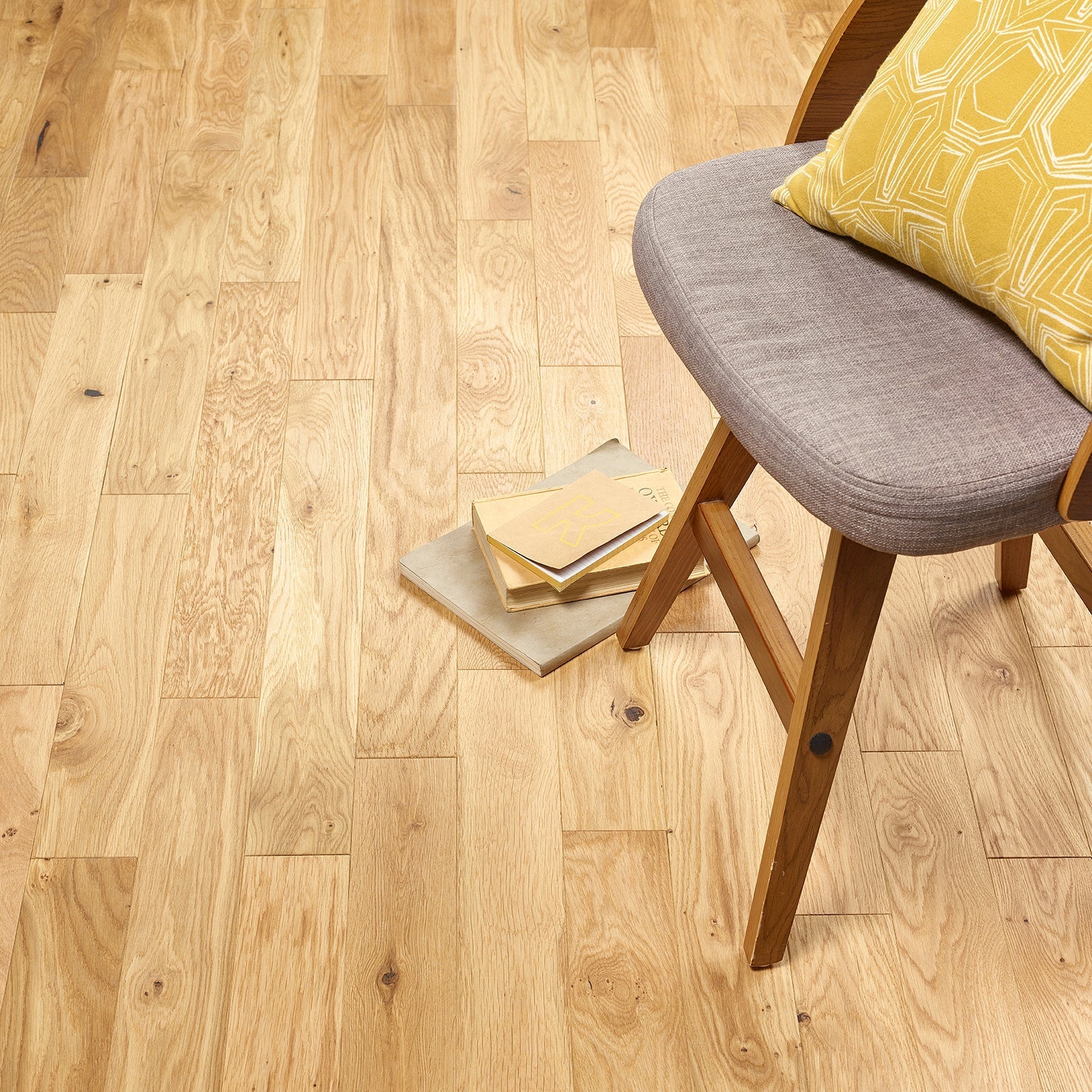 Natural Oak Brushed & Oiled 90mm Wide Plank - Floor Street