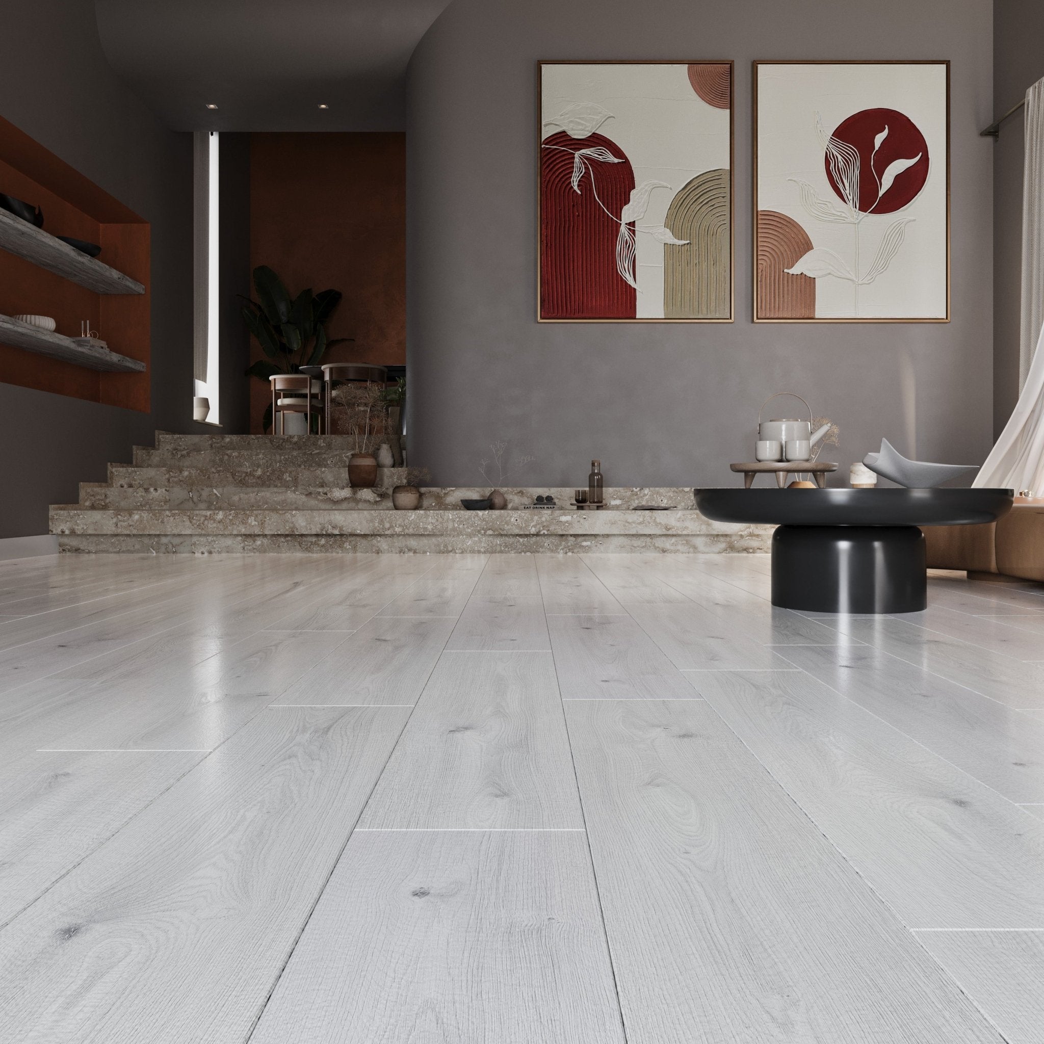 Pure Oak 8mm Laminate - Floor Street