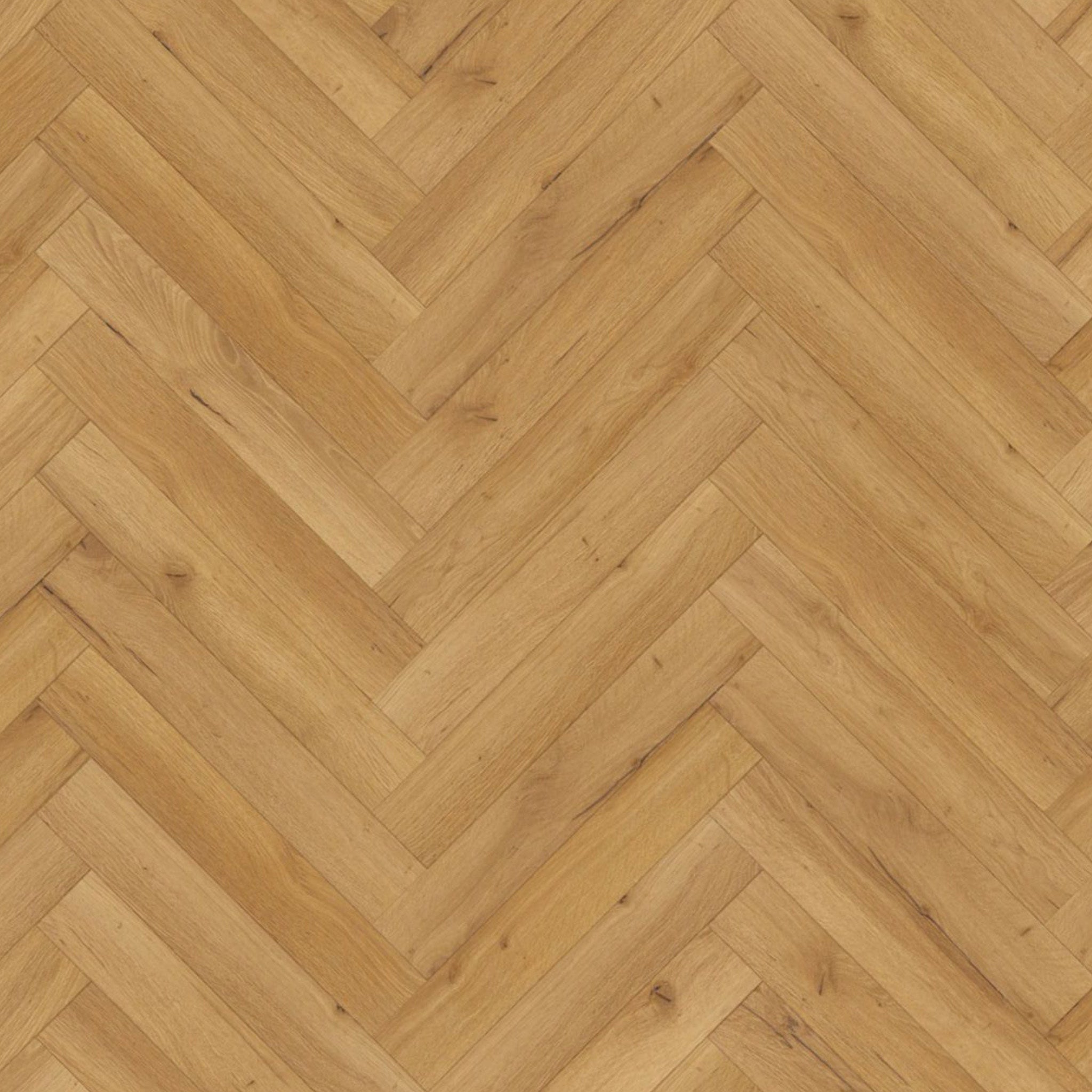 Pure Wood Oak 12mm Herringbone Laminate - Floor Street