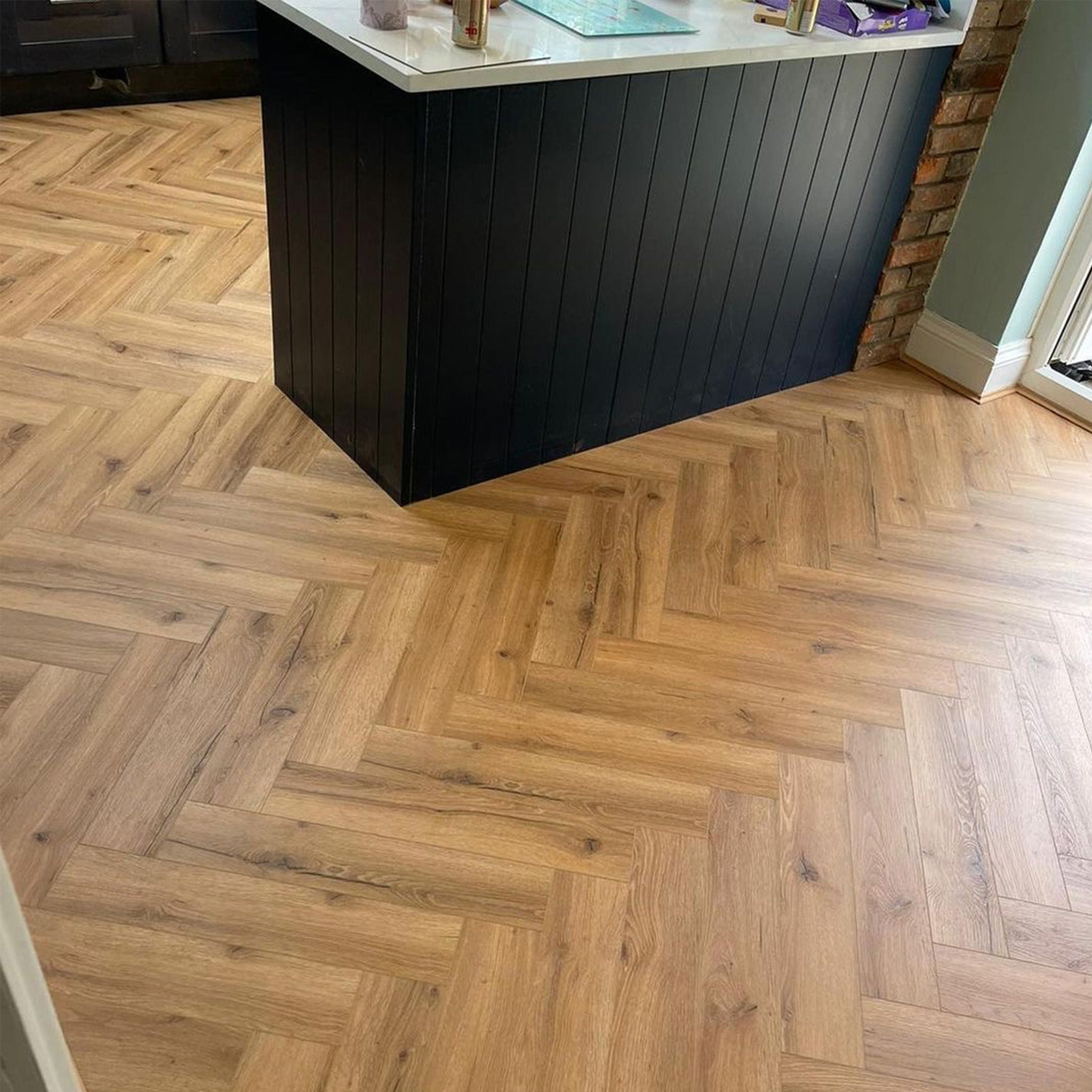 Ranch Oak 5mm Herringbone Waterproof Click Vinyl