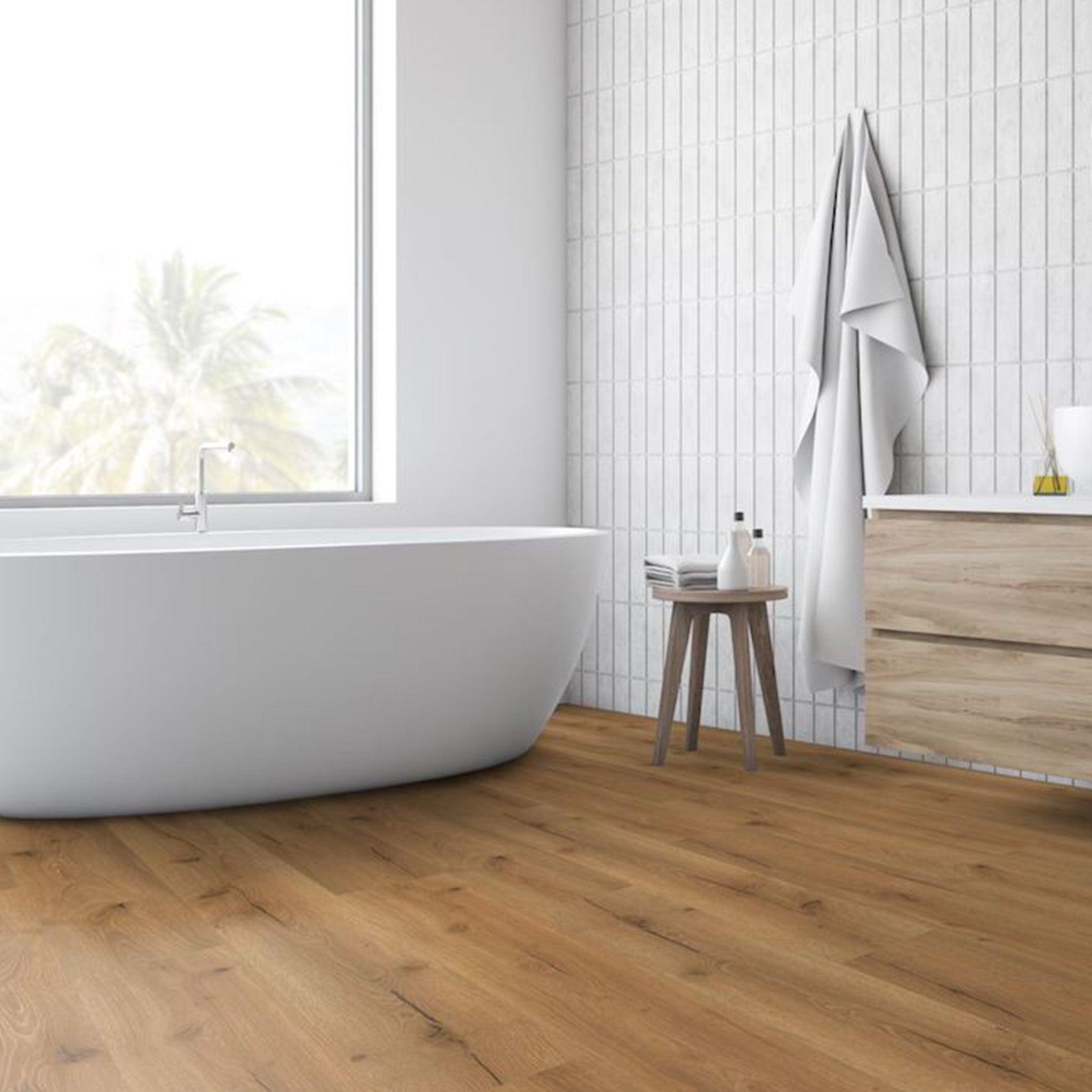 Ikura Oak Straight Waterproof Click Vinyl