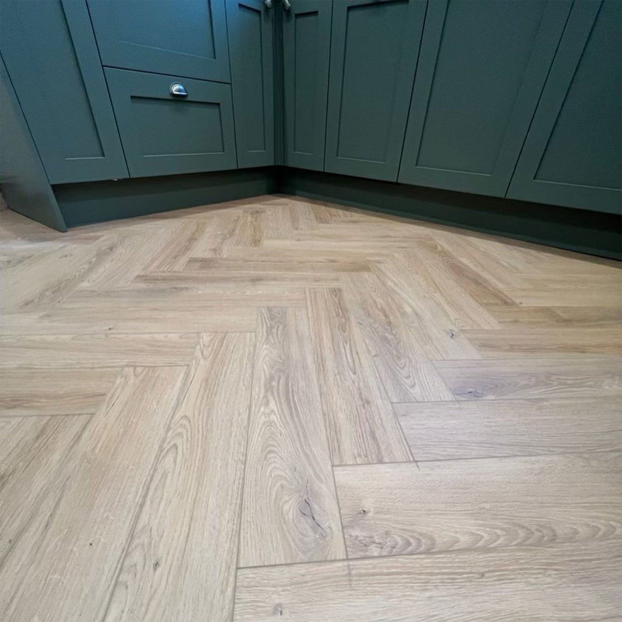 Buri Oak Herringbone Waterproof Click Vinyl