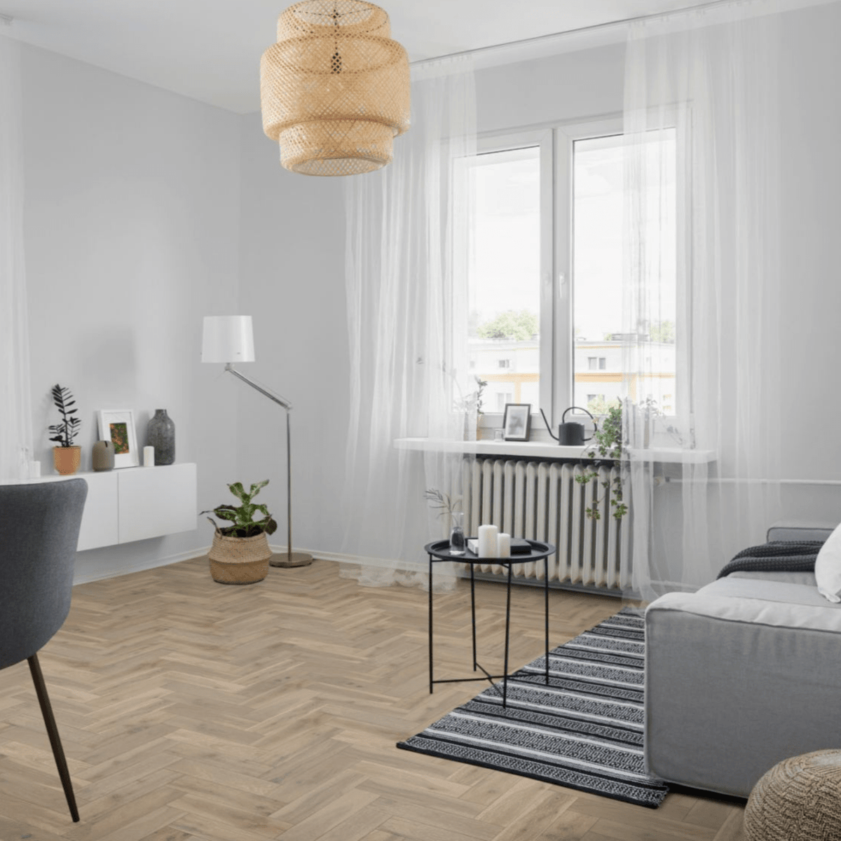 Seychelles Oak 15/4 x 90mm Herringbone Engineered - Floor Street
