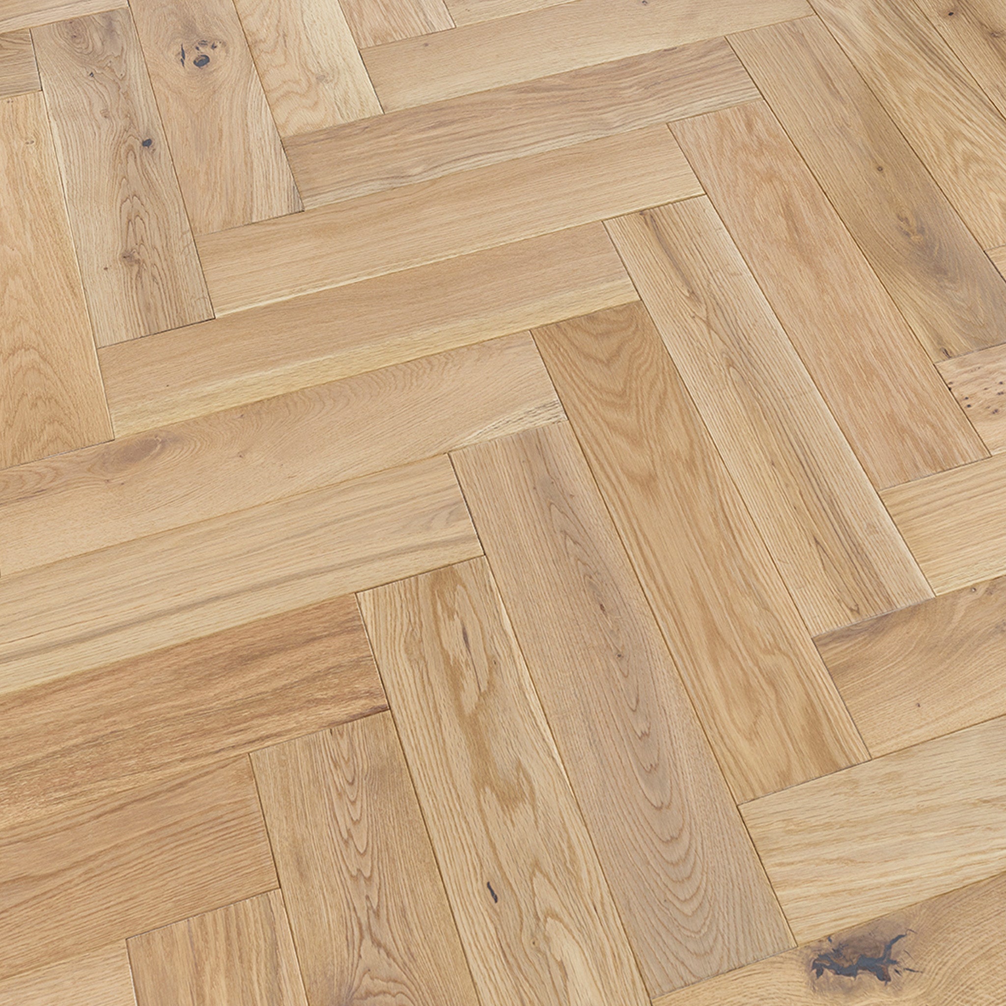 Smooth & Invisible Oak Herringbone Engineered - Floor Street
