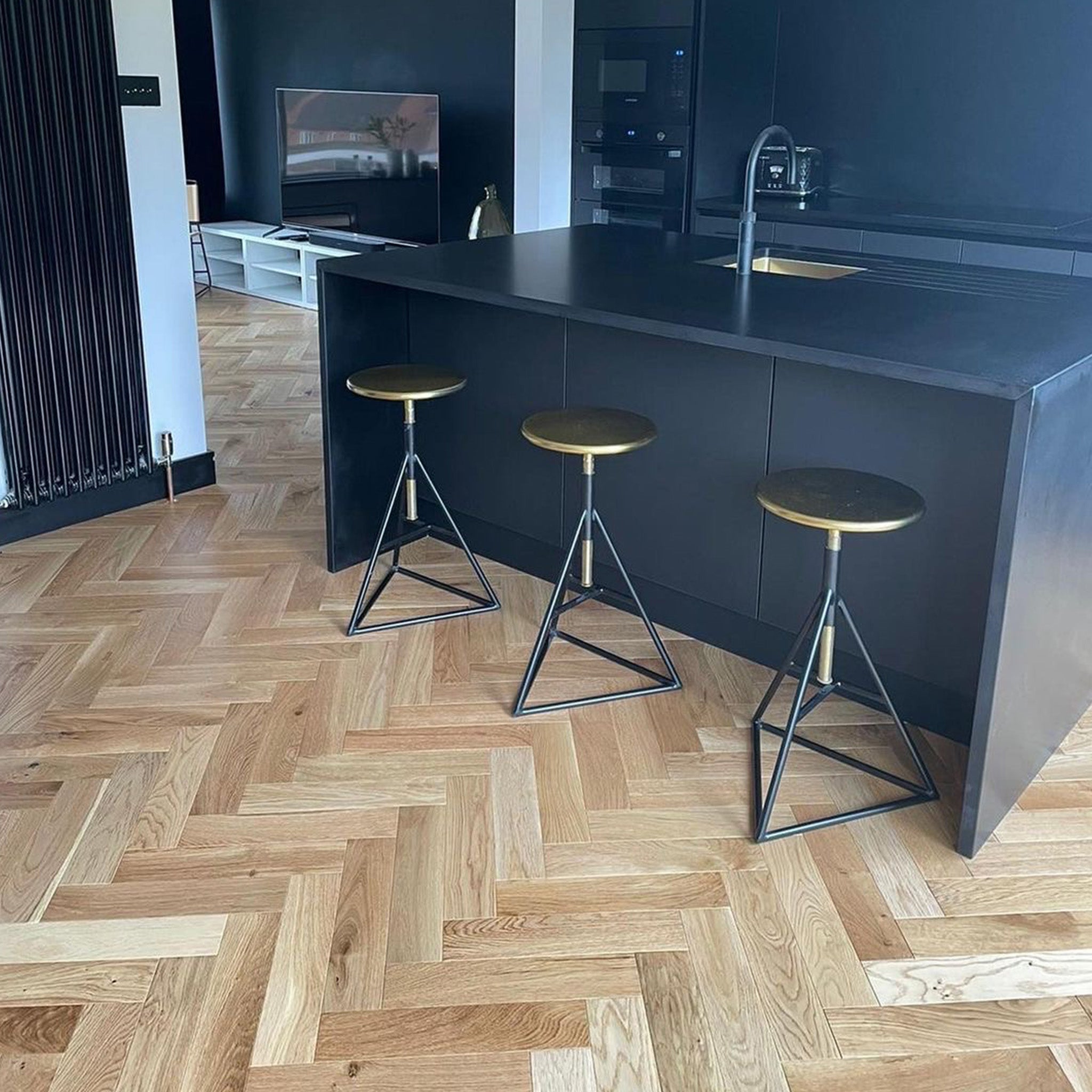 Timeless Oak Herringbone Engineered - Floor Street