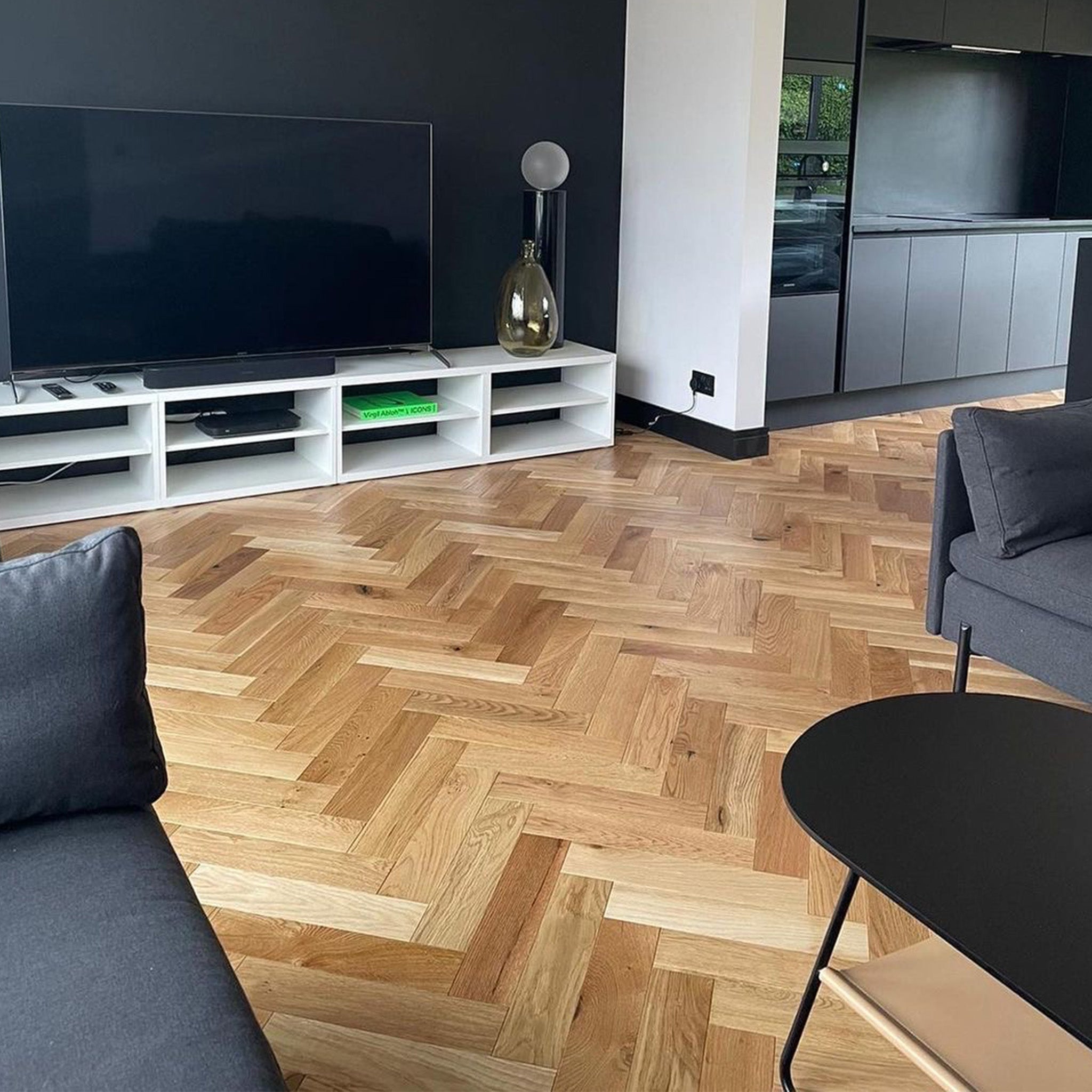 Timeless Oak Herringbone Engineered - Floor Street